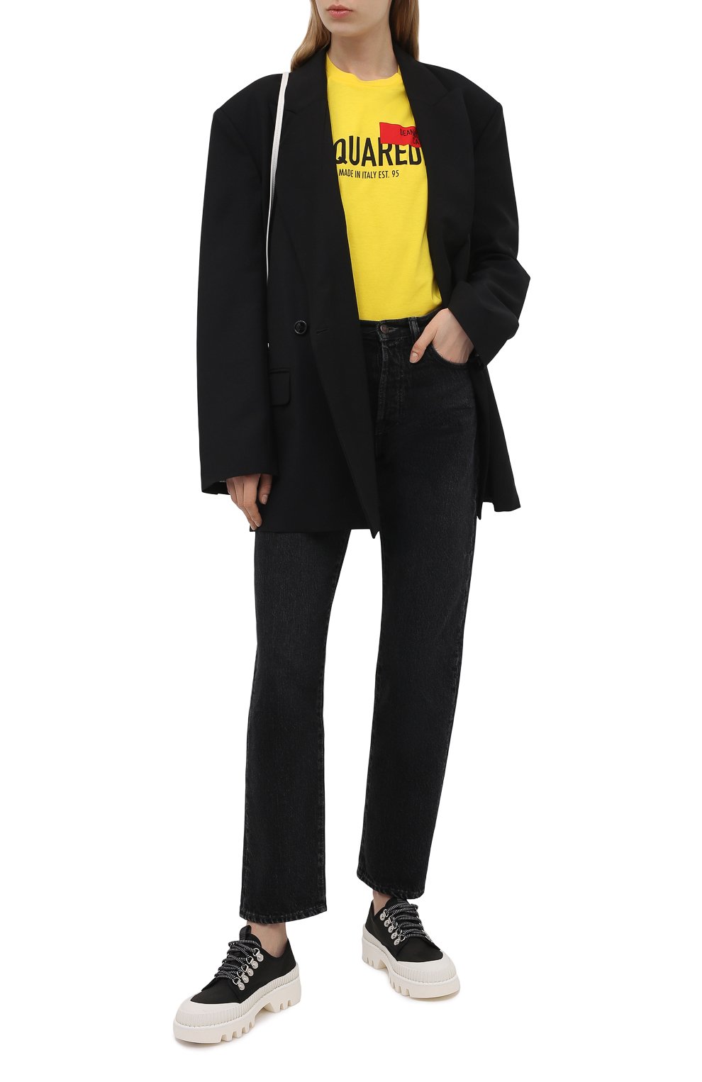 Хлопковая футболка DSQUARED2, арт. S72GD0300/S23009, фото 2