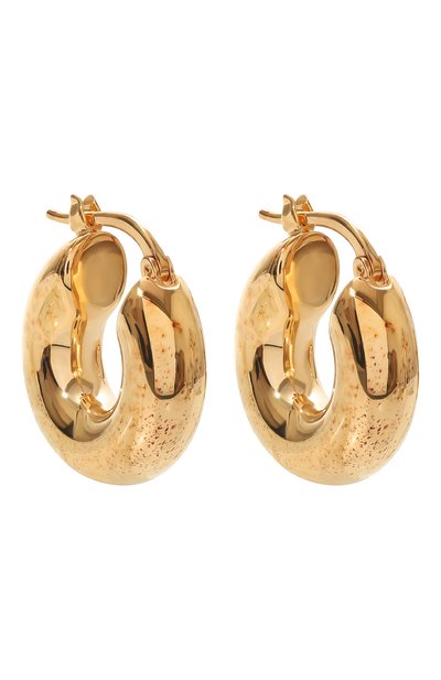 Серьги JIL SANDER золотого цвета по цене 51850 руб., арт. J11VG0003 P4865, фото 3 Серьги JIL SANDER, арт. J11VG0003 P4865, фото 3