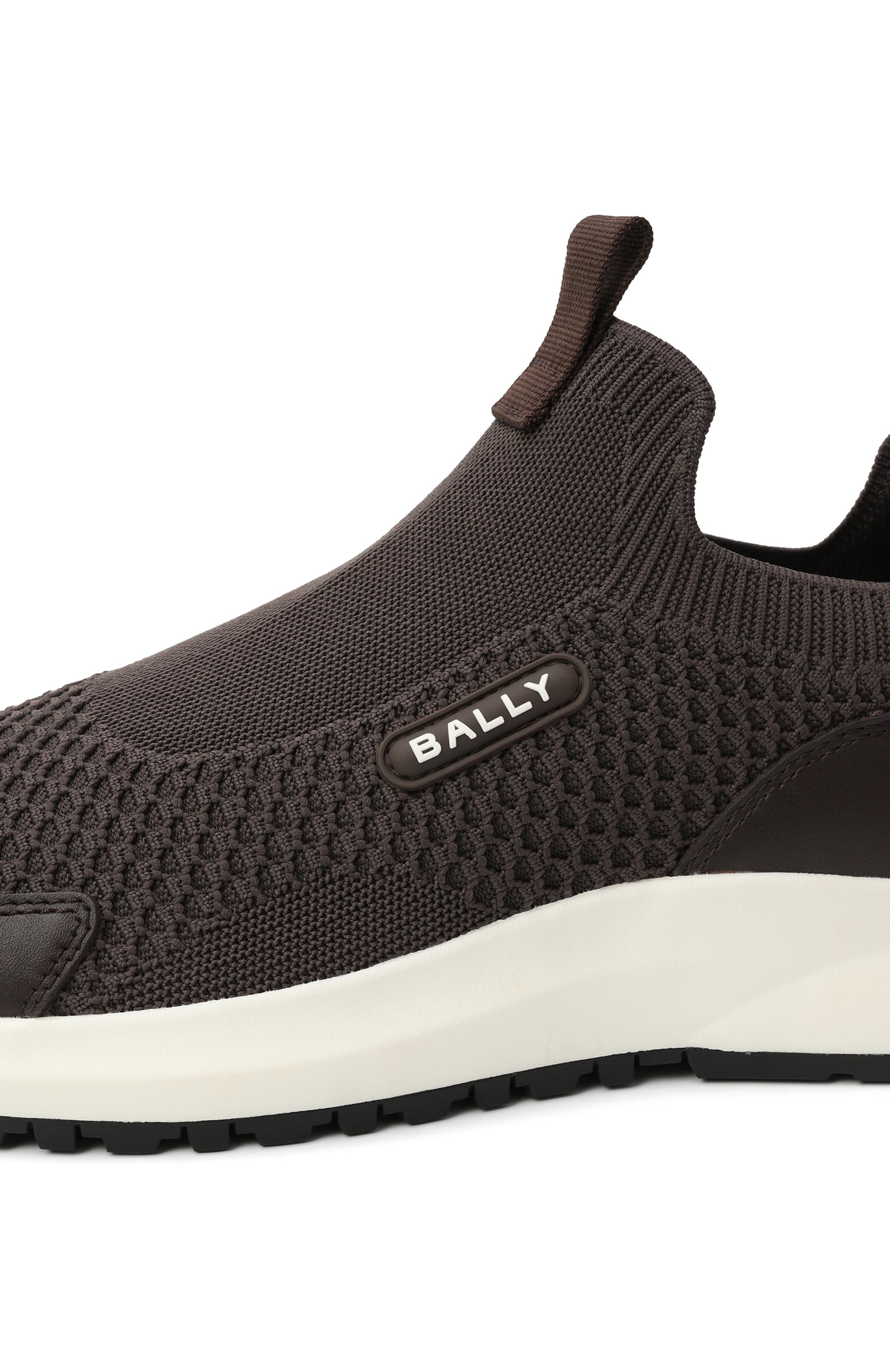 Текстильные кроссовки outline BALLY темно-коричневого цвета по цене 59950 руб., арт. MSK09V/TE032, фото 7 Текстильные кроссовки outline BALLY, арт. MSK09V/TE032, фото 7