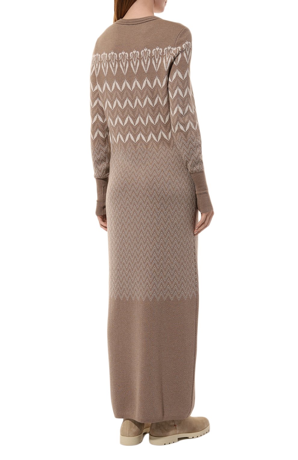 Платье из шелка и кашемира FREEAGE, арт. W25.DR116M.6039.130, фото 4