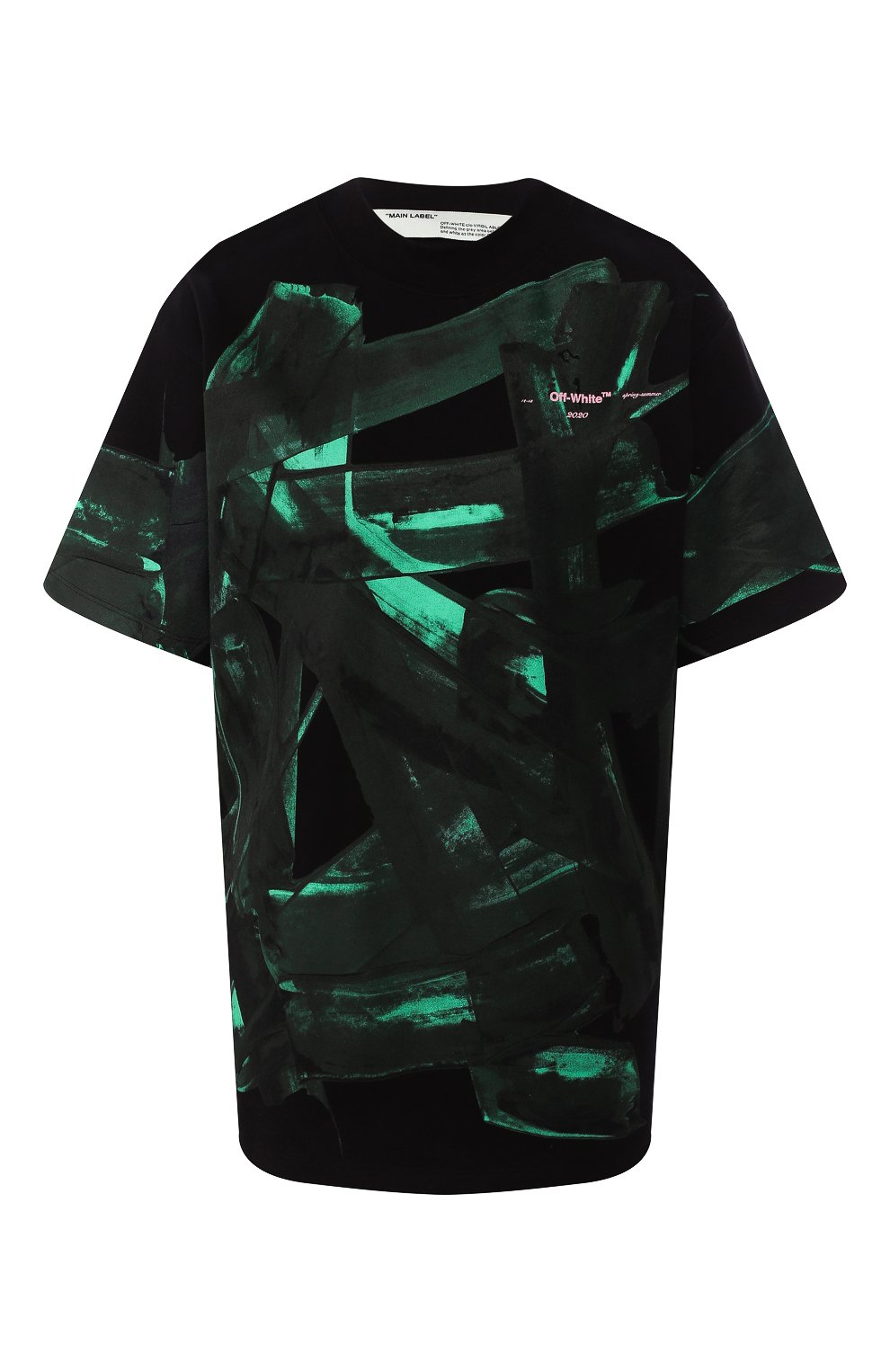 Хлопковая футболка OFF-WHITE, арт. 0WAA072R20H841271040, фото 1