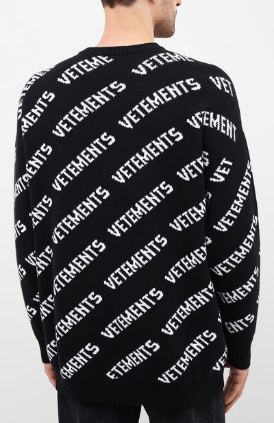 Свитер из хлопка и кашемира VETEMENTS, арт. UAH21KN047 1050/M, фото 4