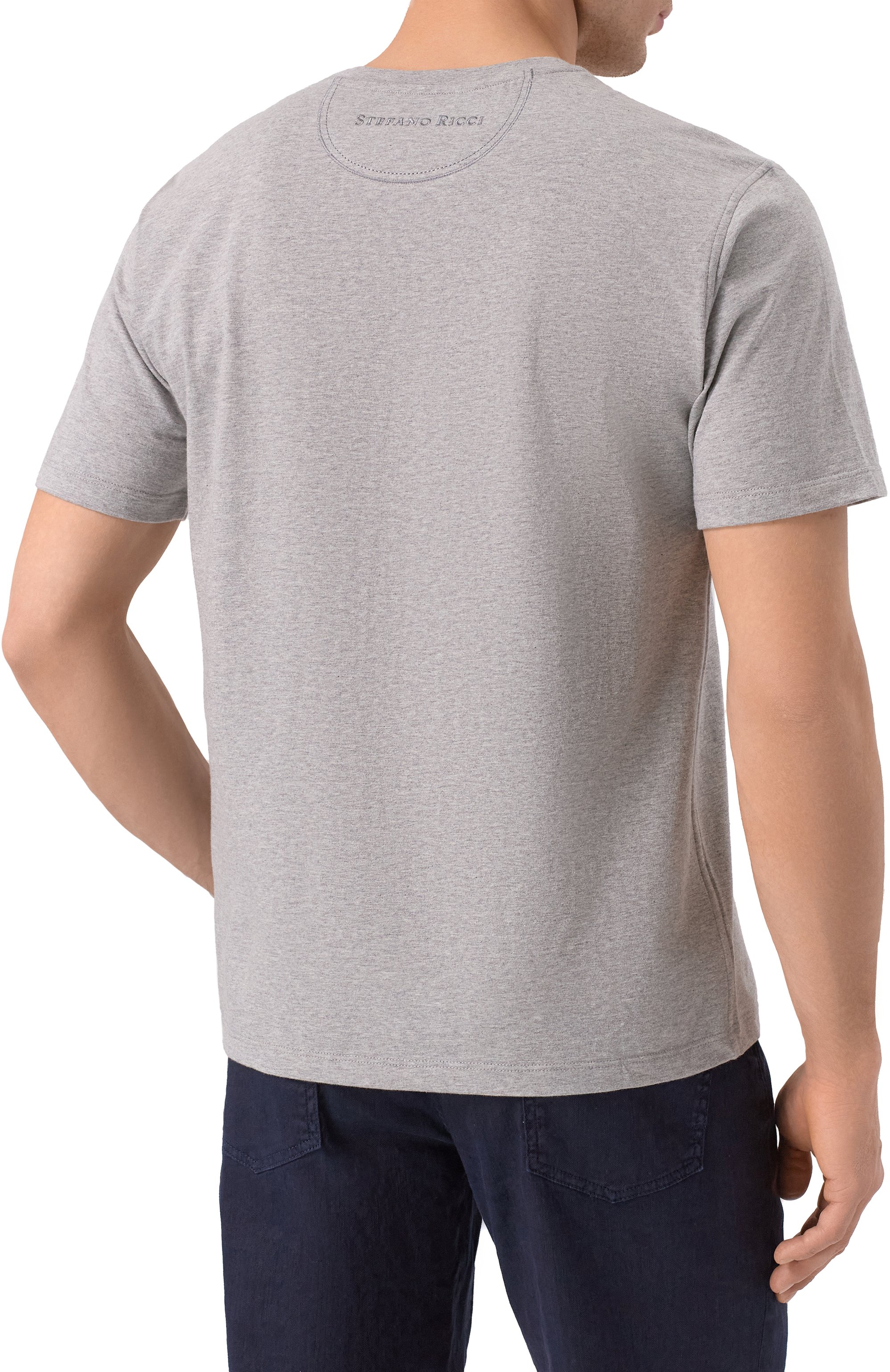 Хлопковая футболка STEFANO RICCI, арт. MNH6104990/803C0, фото 4