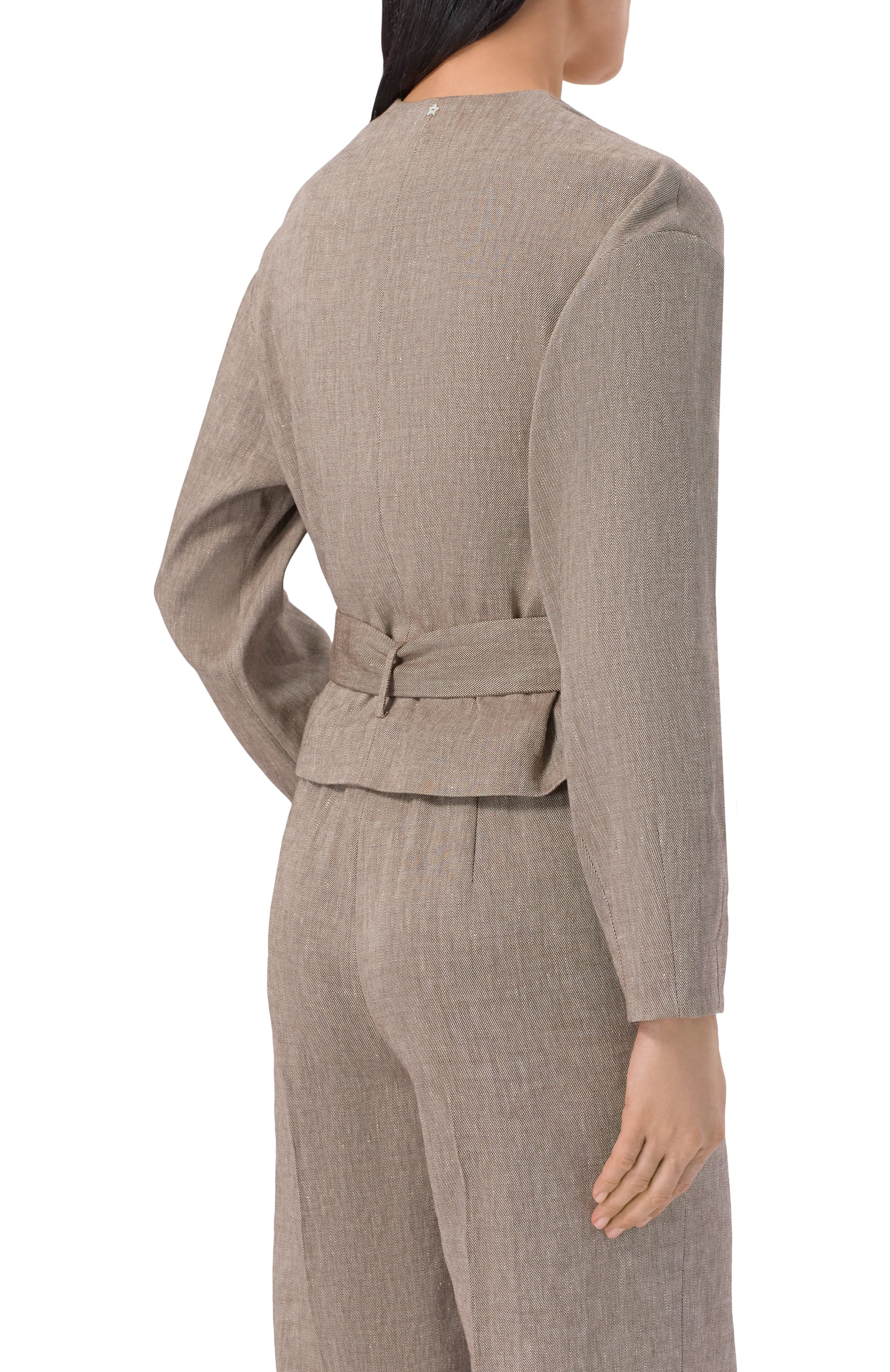 Жакет изо льна и вискозы LORENA ANTONIAZZI, арт. E2624GA47A/5154, фото 4