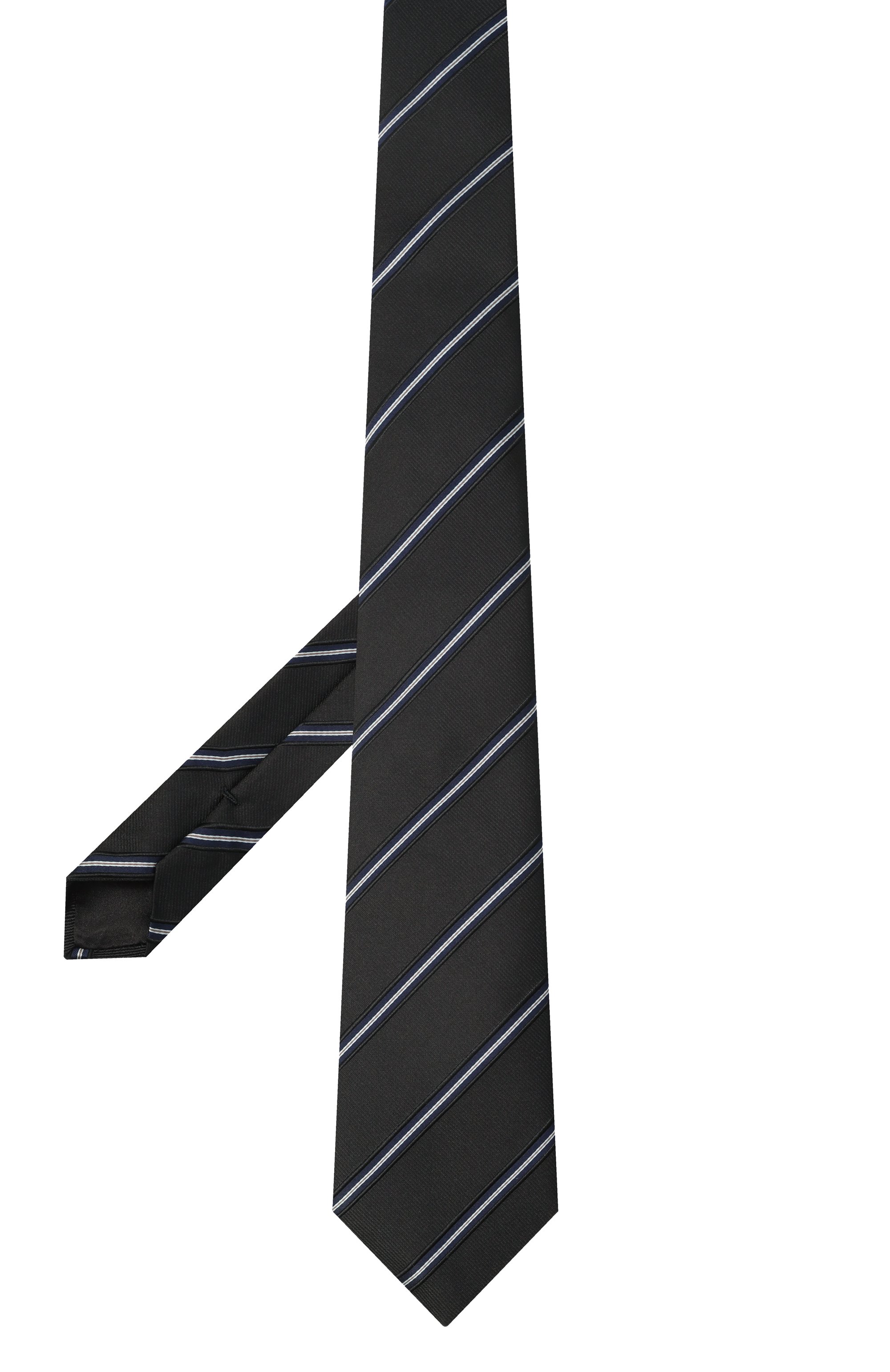 Галстук из шелка и хлопка GIORGIO ARMANI, ар�т. GM000800/TE16570, фото 3