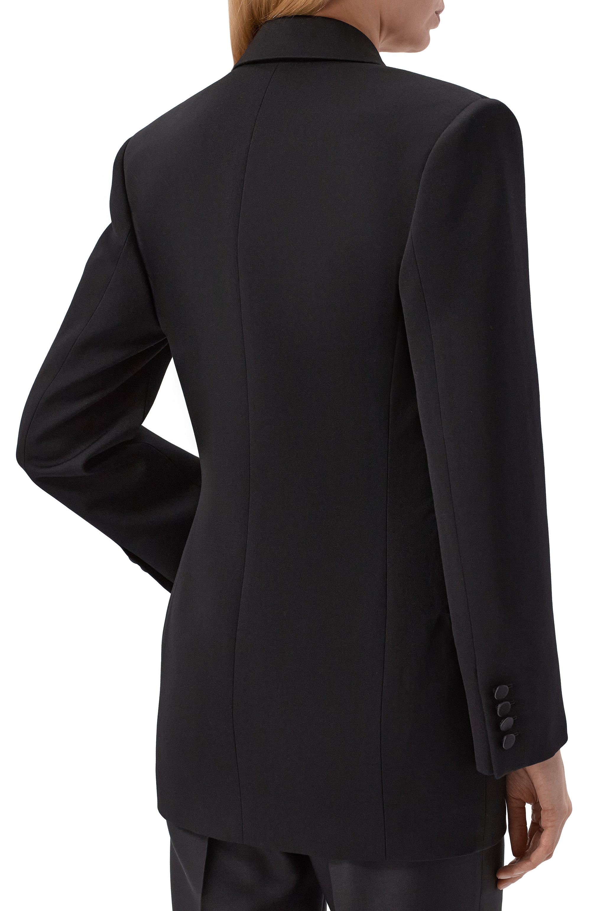 Шерстяной жакет SAINT LAURENT, арт. 796879/Y7E63, фото 4