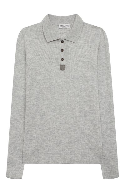 Поло из кашемира и вискозы BRUNELLO CUCINELLI, арт. B9AM81805C, фото 1