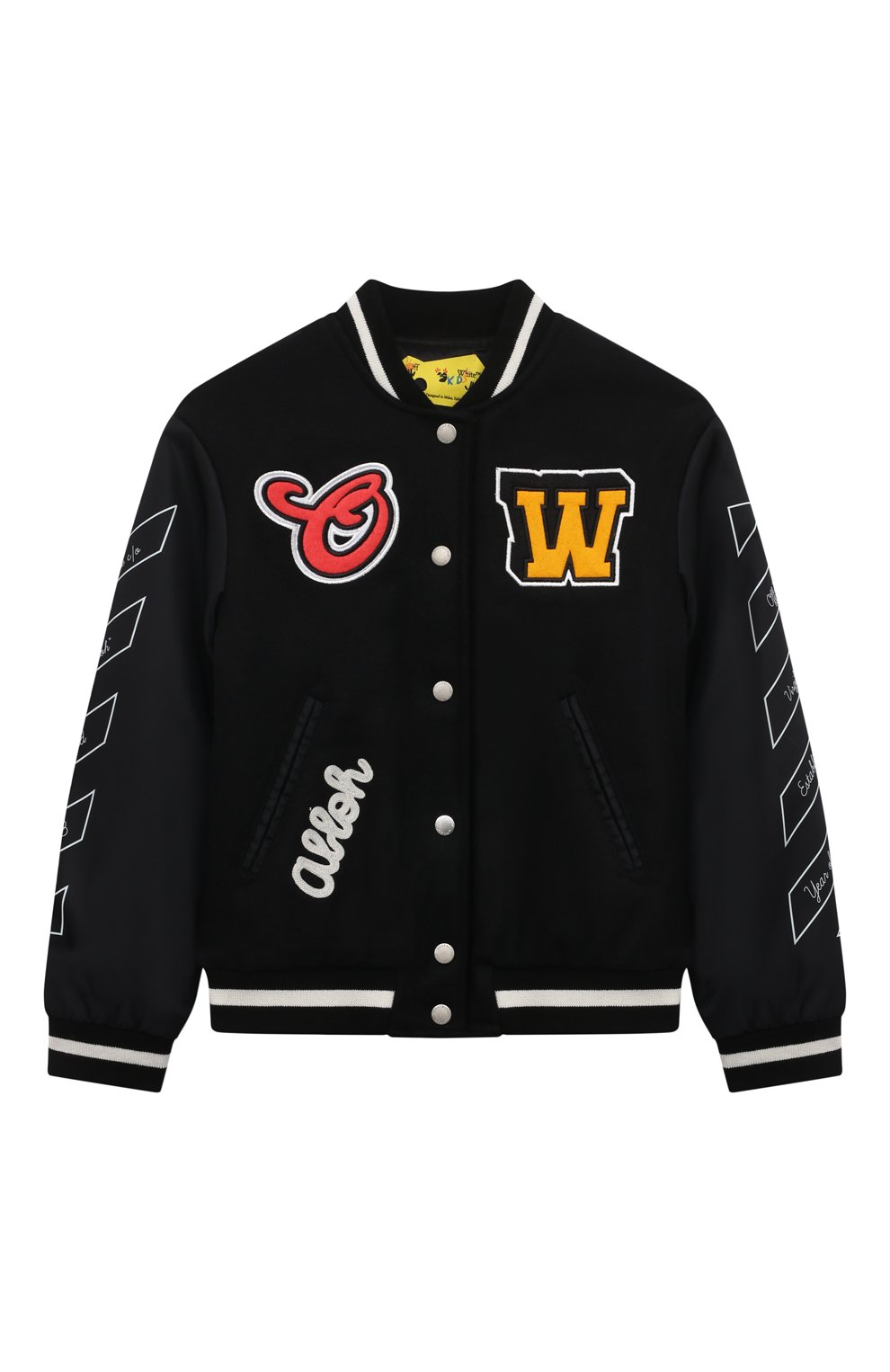 Шерстяной бомбер OFF-WHITE, арт. 0GEH001S24FAB001/6-10, фото 1