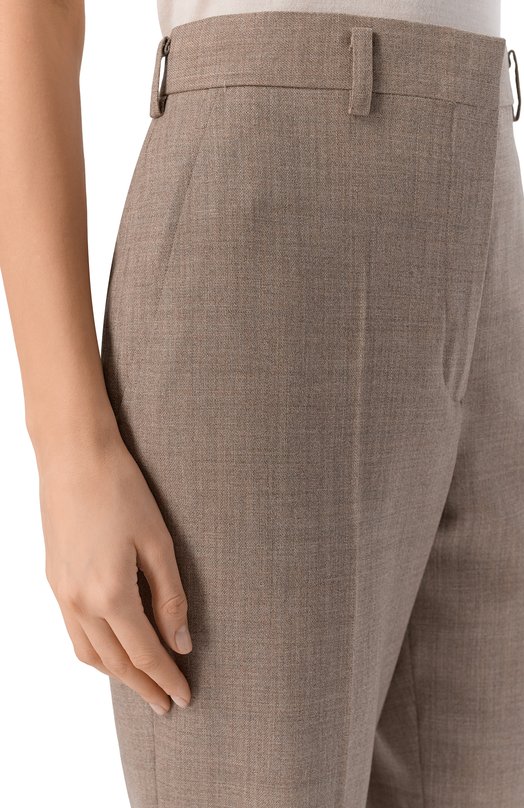 Шерстяные брюки Loro Piana FA03548 Бежевый  FA03548 Фото 5