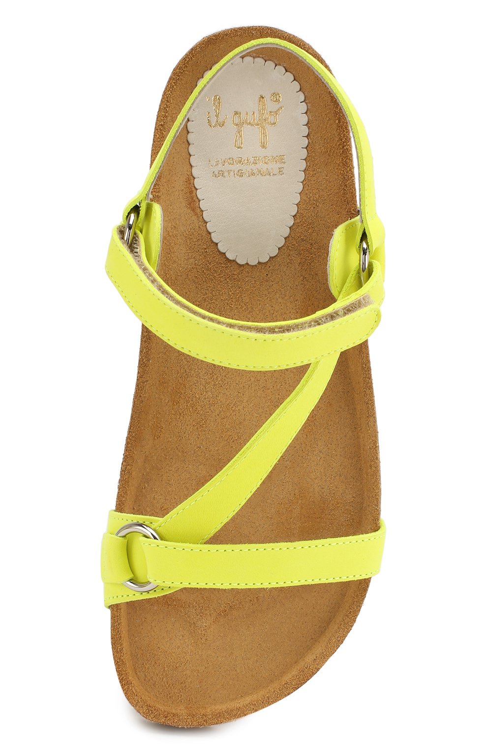 Кожаные сандалии IL GUFO, арт. G568/NABUK FLU0/35-40, фото 4