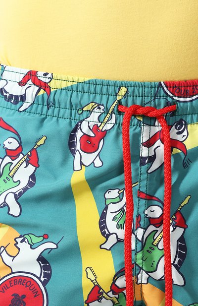 Плавки-шорты VILEBREQUIN зеленого цвета по цене 23850 руб., арт. MOOE9B15, фото 5 Плавки-шорты VILEBREQUIN, арт. MOOE9B15, фото 5