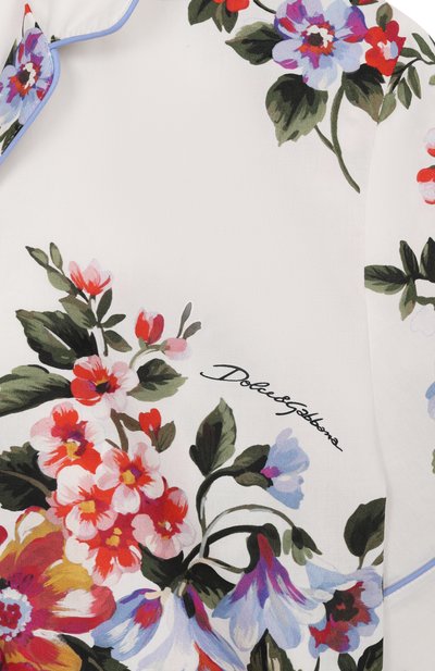 Хлопковая рубашка DOLCE & GABBANA, арт. L56S07/HS5UU_001, фото 3