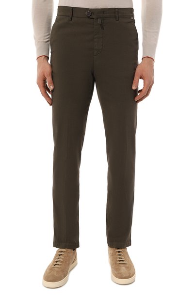 Брюки из хлопка и шелка KITON, арт. UFPPEK0606D, фото 3