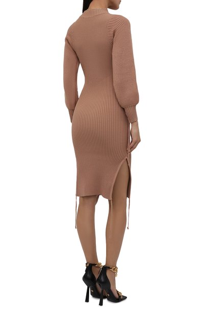 Платье ANDREADAMO бежевого цвета по цене 94600 руб., арт. ADFW21DR05029476, фото 4 Платье ANDREADAMO, арт. ADFW21DR05029476, фото 4