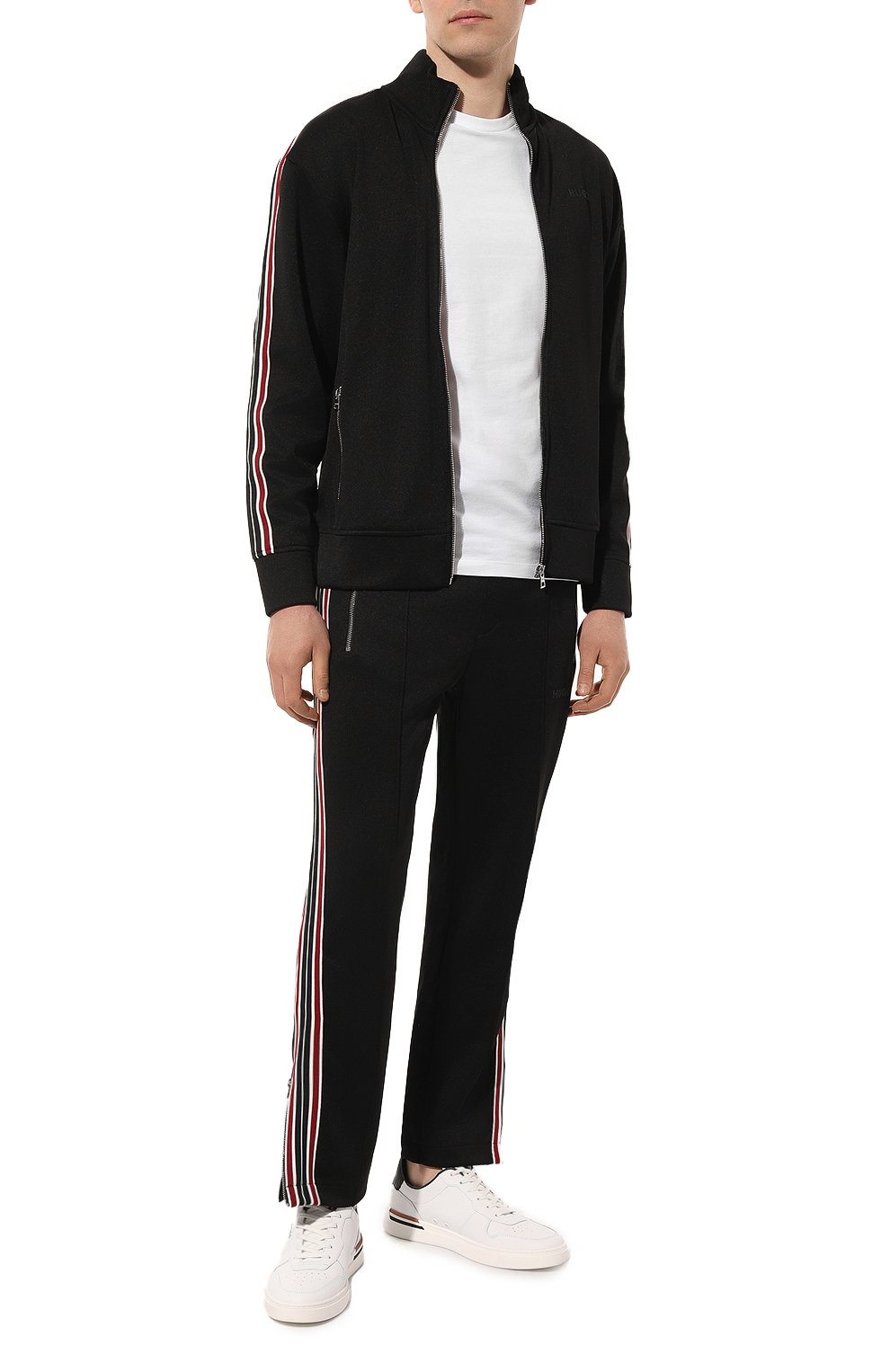 Толстовка HUGO черного цвета по цене 17400 руб., арт. 50497937, фото 2 Толстовка HUGO, арт. 50497937, фото 2