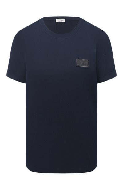 Женская хлопковая футболка BRUNELLO CUCINELLI, арт. M0A45DG840
