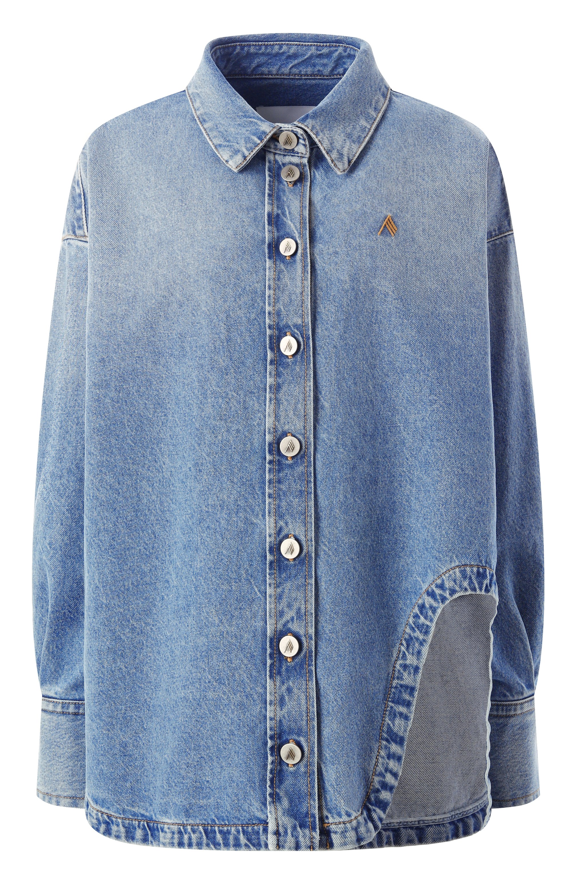 Джинсовая рубашка THE ATTICO, арт. 250WCB00068/DDD085AA, фото 1