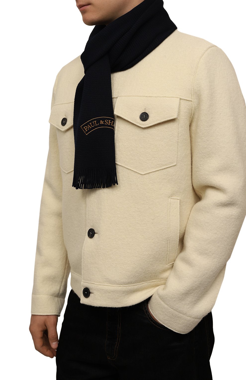 Шерстяной шарф PAUL&SHARK, арт. 14317001, фото 2