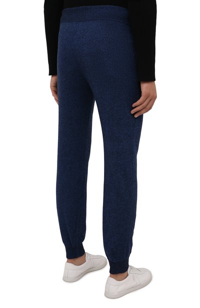 Кашемировые джоггеры ZILLI SPORT темно-синего цвета по цене 198000 руб., арт. MBW-M0D4B-WS000/0001, фото 4 Кашемировые джоггеры ZILLI SPORT, арт. MBW-M0D4B-WS000/0001, фото 4