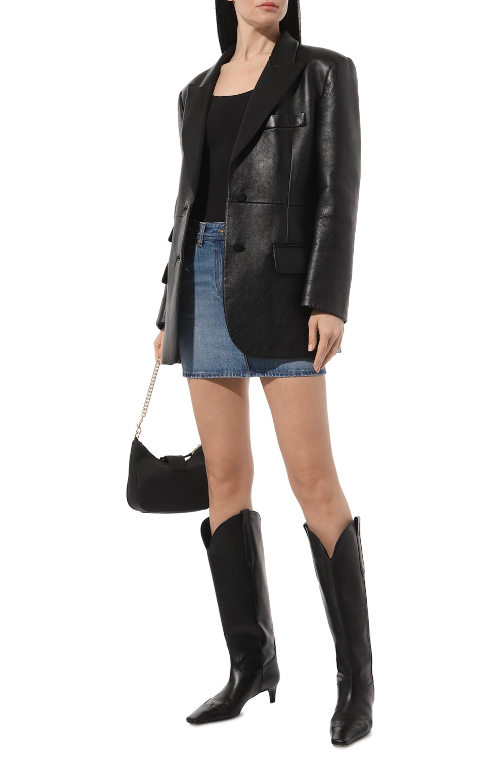 Джинсовая юбка VERSACE, арт. 1014105/1A10023, фото 2