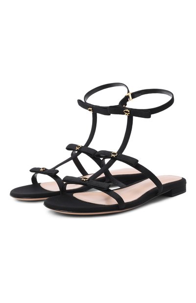 Женские текстильные сандалии malou GIANVITO ROSSI, арт. G32749.05RIC.GRTNER0