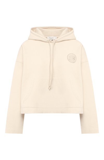 Женский хлопковое худи NANUSHKA, арт. M00NEY_CREME_C0TT0N FLEECE