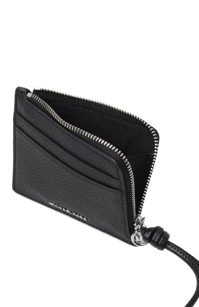 Кожаный футляр для кредитных карт MICHAEL MICHAEL KORS черного цвета по цене 10700 руб., арт. 32S6SJ6W1L, фото 3 Кожаный футляр для кредитных карт MICHAEL MICHAEL KORS, арт. 32S6SJ6W1L, фото 3