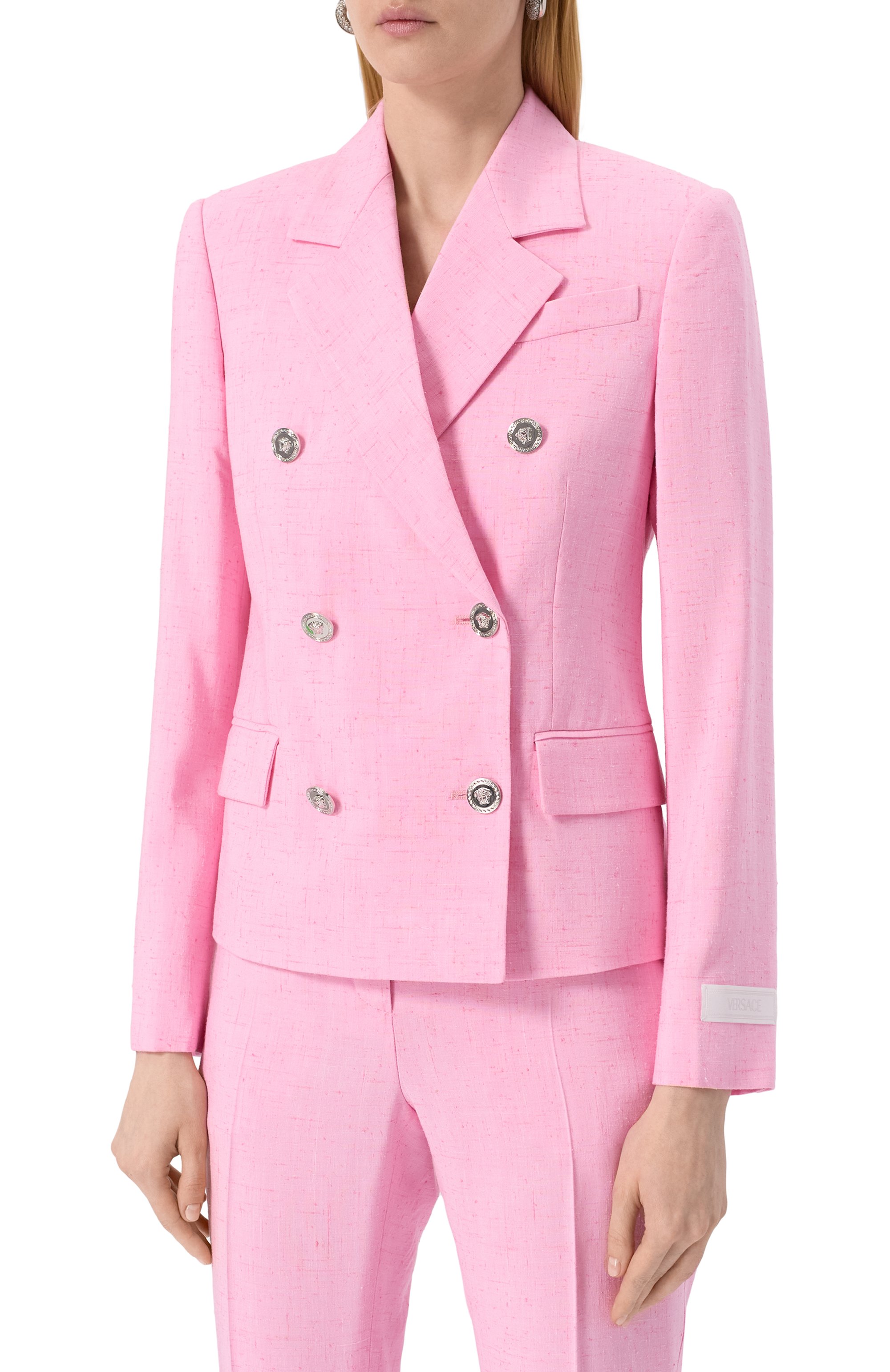 Жакет из вискозы и шелка VERSACE, арт. 1017678/1A13404, фото 3