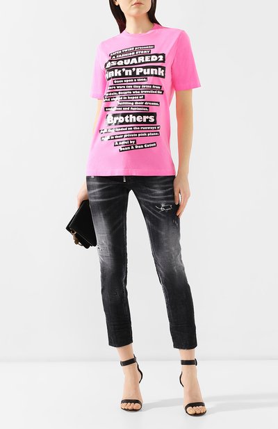Хлопковая футболка DSQUARED2, арт. S75GC0980/S22427, фото 2