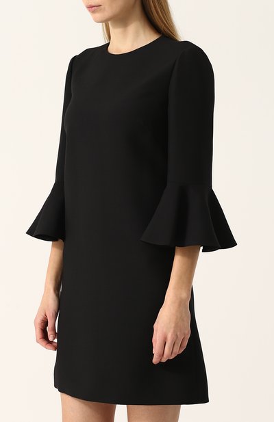 Мини-платье с расклешенными рукавами и круглым вырезом VALENTINO, арт. PB3VAAY5/1CF, фото 3