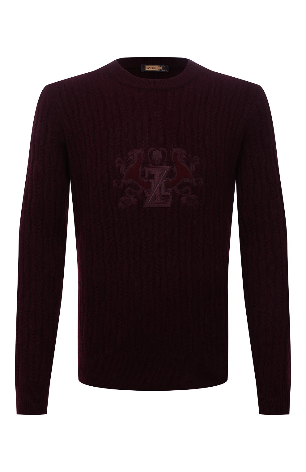 Кашемировый свитер ZILLI бордового цвета по цене 184000 руб., арт. MBW-DC216-NEL01/ML01, фото 1 Кашемировый свитер ZILLI, арт. MBW-DC216-NEL01/ML01, фото 1