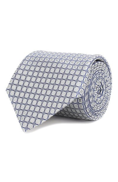 Мужской шелковый галстук CANALI, арт. 18/HJ02098