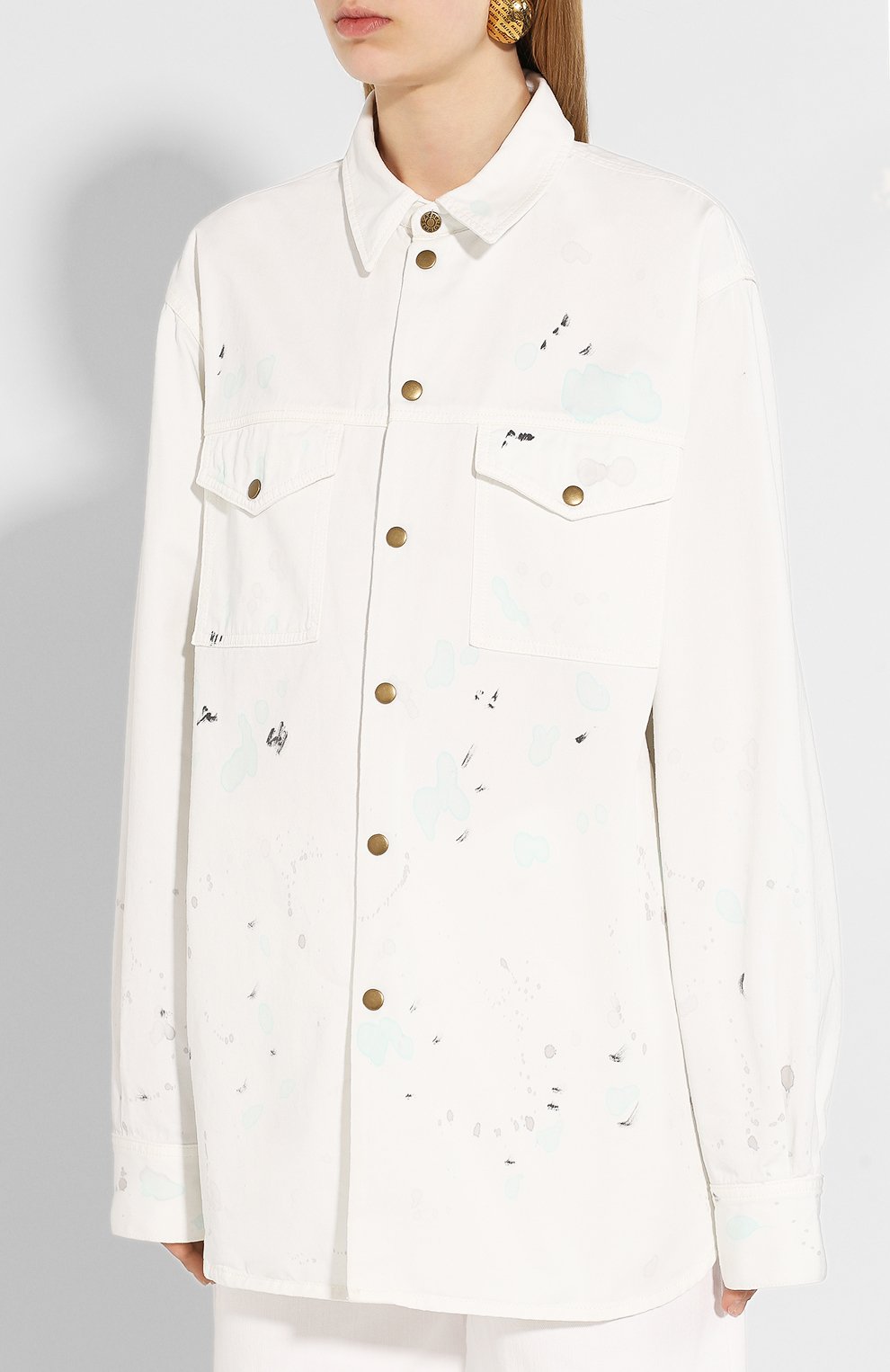 Джинсовая рубашка ACNE STUDIOS, арт. CB0012/W, фото 3