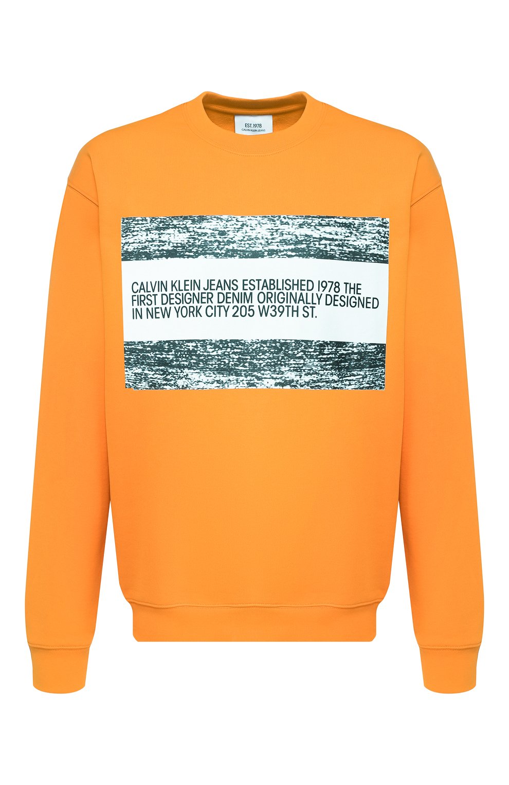 Хлопковый свитшот EST.1978 CALVIN KLEIN JEANS, арт. J90J900182, фото 1