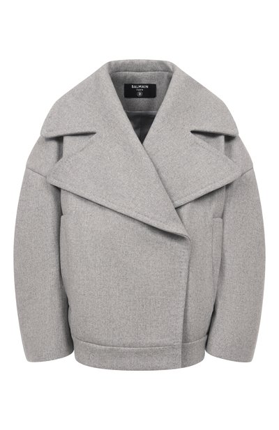 Женское полупальто из шерсти и кашемира BALMAIN, арт. FF0UA140/WD24