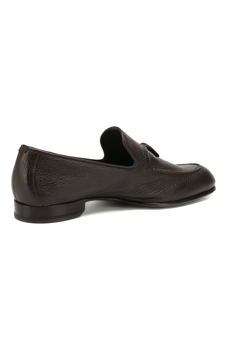 Кожаные лоферы BRIONI, �арт. QFDC0L/P7731, фото 4