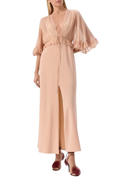 Шелковое платье CHLOÉ, арт. CHC25SR026355, фото 3