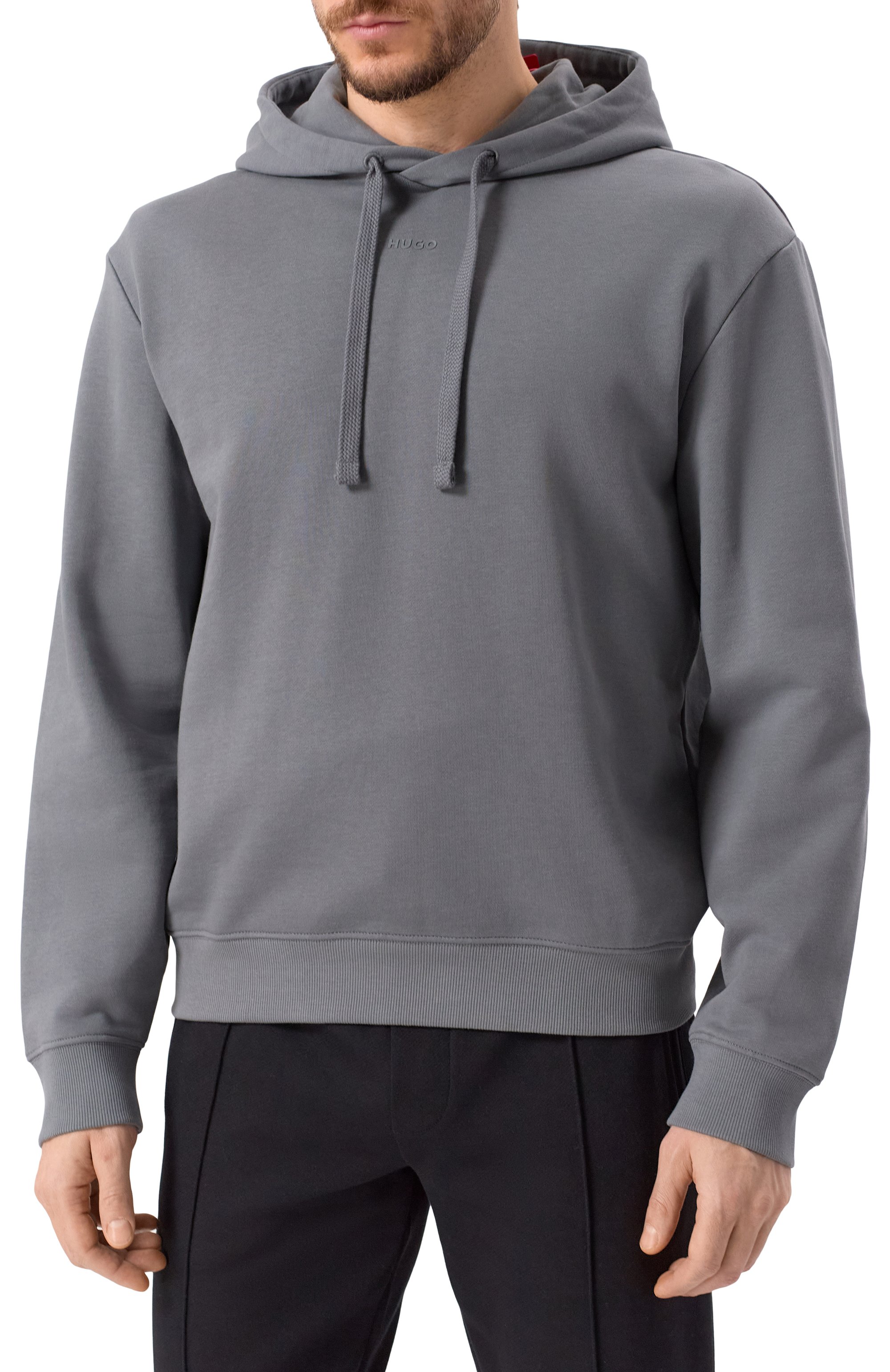 Хлопковое худи HUGO, арт. 50486478, фото 3