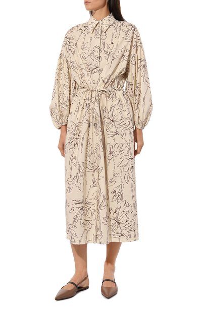 Хлопковое платье BRUNELLO CUCINELLI, арт. ML941A5174, фото 3