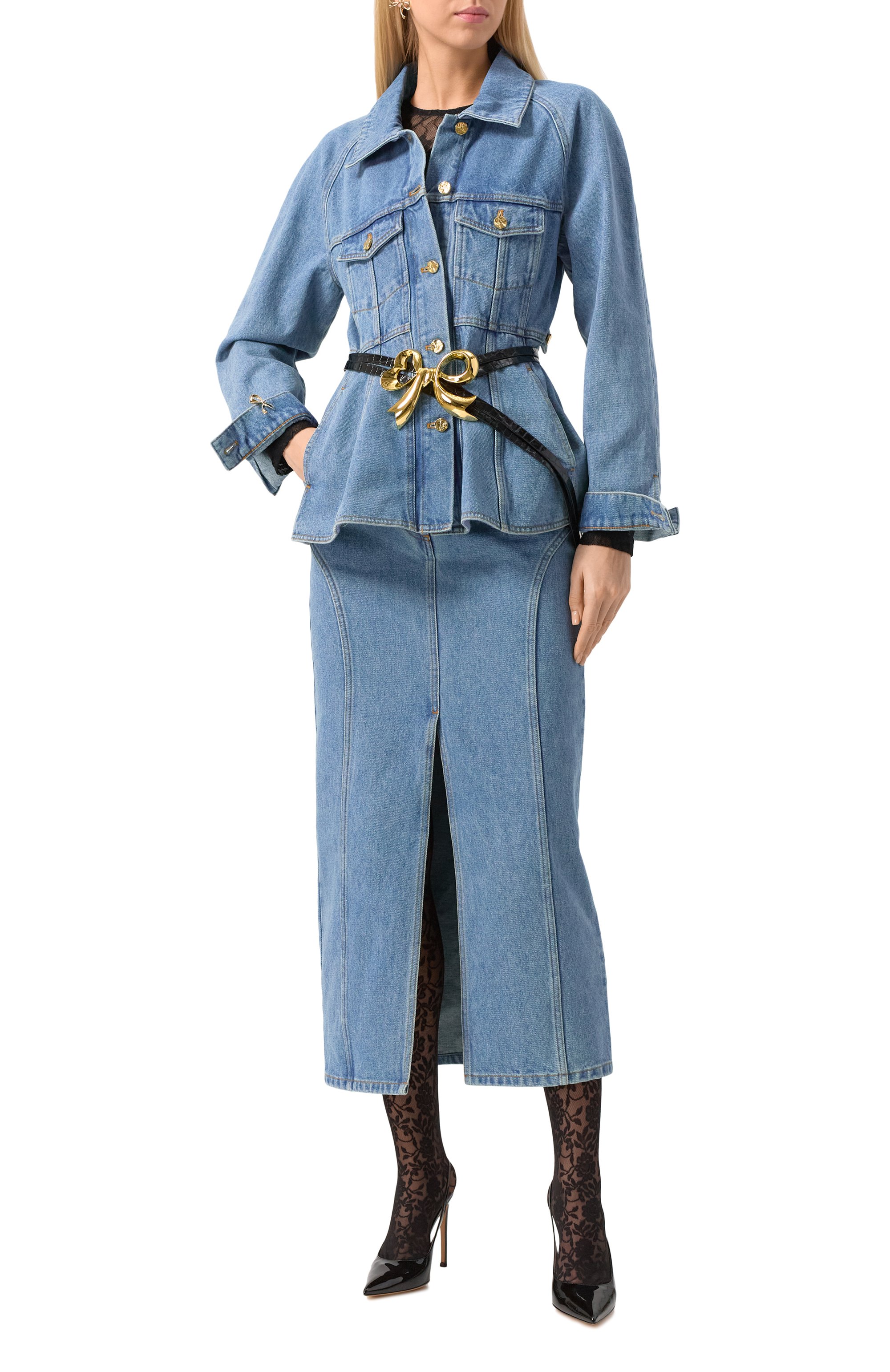 Джинсовый жакет NINA RICCI, арт. 24ADVE017/C01072, фото 2