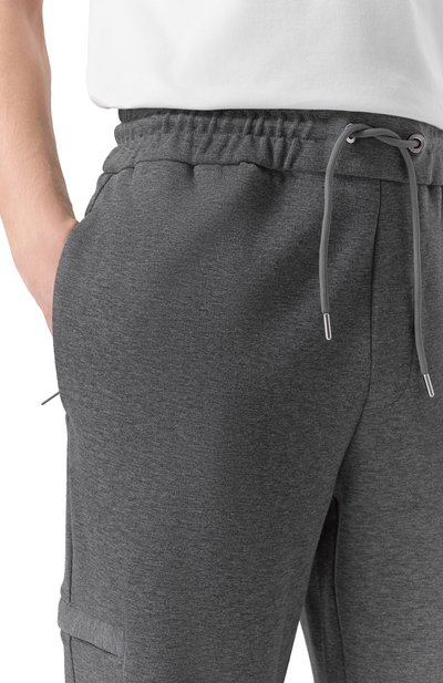 Брюки из хлопка и шерсти BOSS, арт. 50549194, фото 5