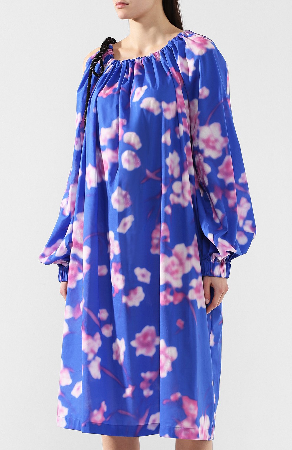 Хлопковое платье DRIES VAN NOTEN синего цвета по цене 62700 руб., арт. 191-11097-7100, фото 3 Хлопковое платье DRIES VAN NOTEN, арт. 191-11097-7100, фото 3