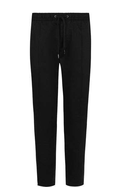 Хлопковые брюки DOLCE & GABBANA черного цвета по цене 64500 руб., арт. GYACET/FUFIS, фото 1 Хлопковые брюки DOLCE & GABBANA, арт. GYACET/FUFIS, фото 1