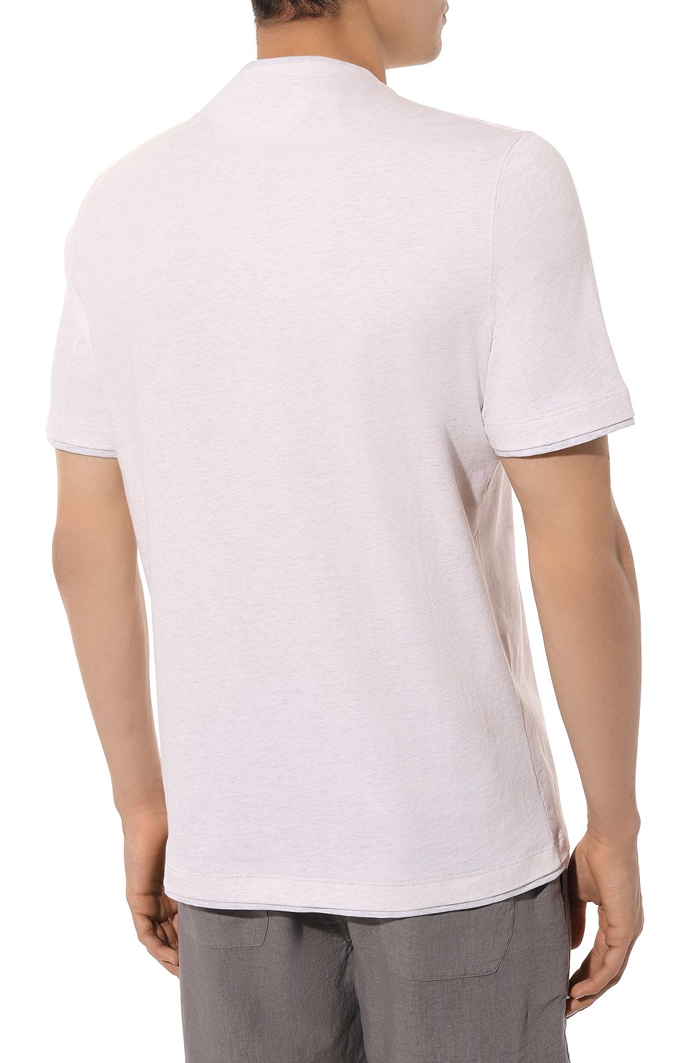 Хлопковая футболка BRUNELLO CUCINELLI, арт. M0B137427, фото 4
