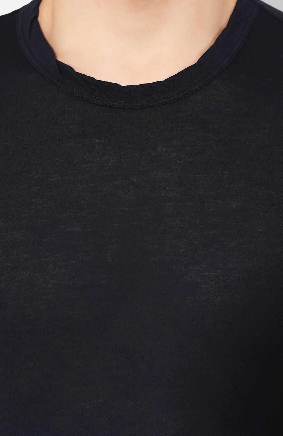 Хлопковый лонгслив JAMES PERSE темно-серого цвета по цене 26850 руб., арт. MKJ3312, фото 5 Хлопковый лонгслив JAMES PERSE, арт. MKJ3312, фото 5