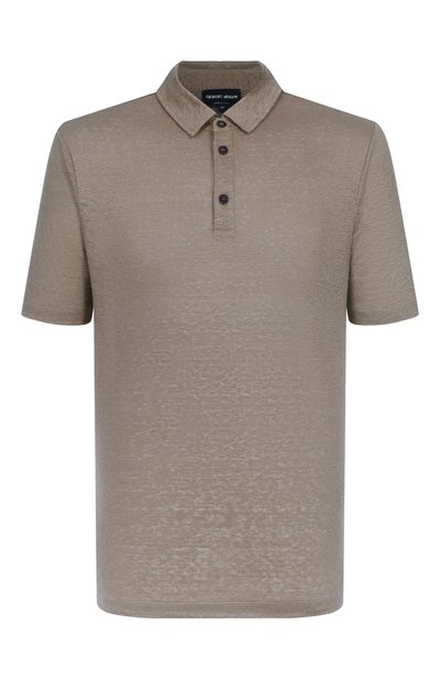 Мужское льняное поло GIORGIO ARMANI, арт. 3RSF80/SJJMZ
