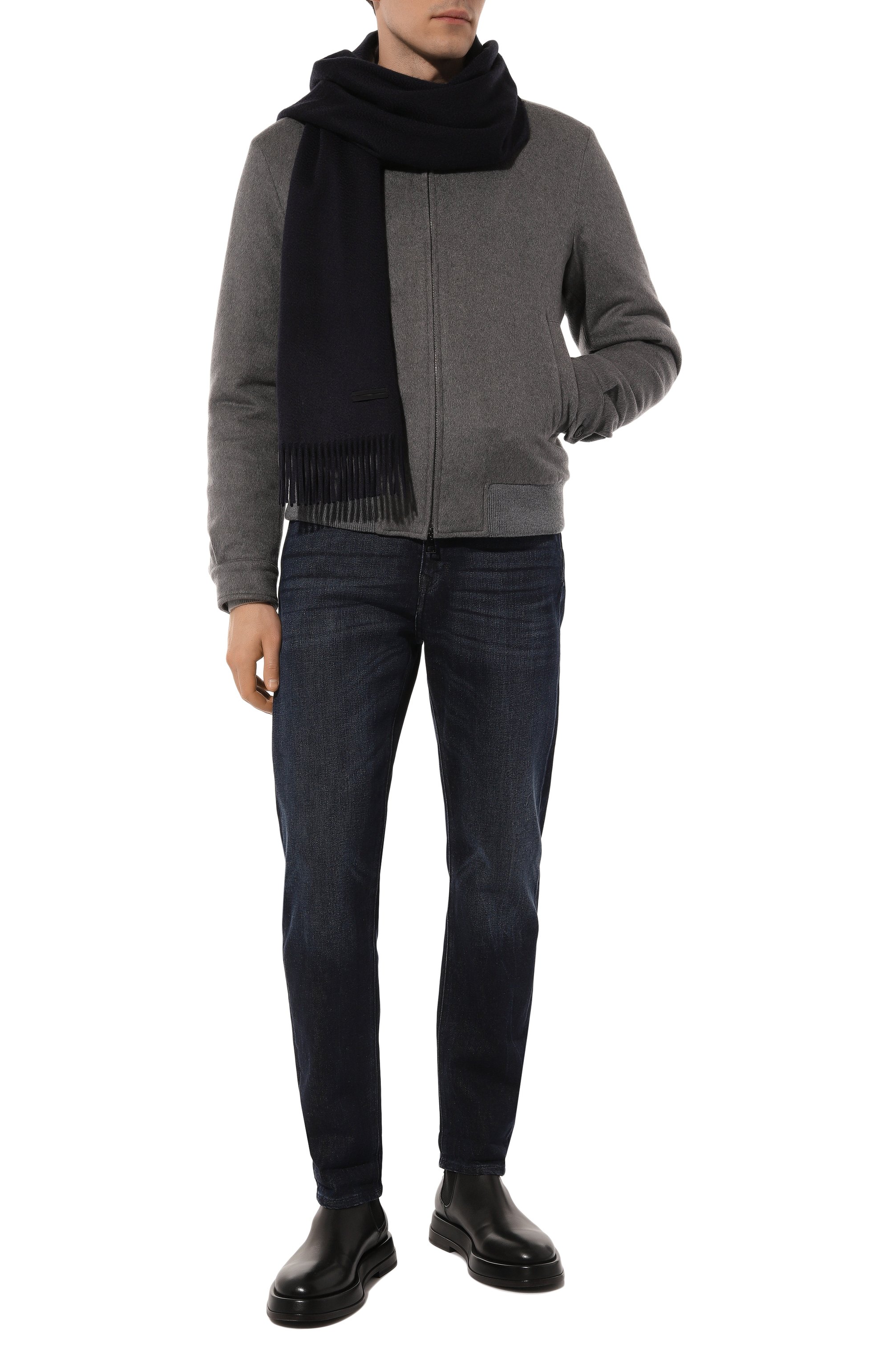 Кашемировый шарф ZEGNA, арт. 26N/E7L41SA8, фото 2