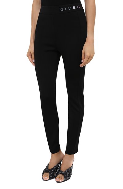 Брюки из вискозы GIVENCHY черного цвета по цене 134000 руб., арт. BW50MJ4Z7P, фото 4 Брюки из вискозы GIVENCHY, арт. BW50MJ4Z7P, фото 4