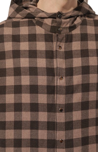 Хлопковая рубашка KITON, арт. UMCMARH0864507/46-50, фото 5