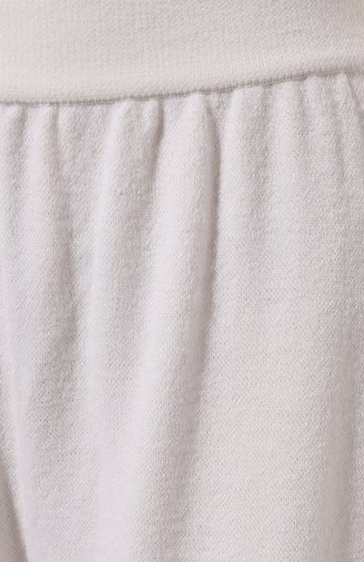 Джоггеры из шерсти и вискозы AND THE BRAND молочного цвета по цене 69890 руб., арт. W24-P032-1602-101, фото 5 Джоггеры из шерсти и вискозы AND THE BRAND, арт. W24-P032-1602-101, фото 5
